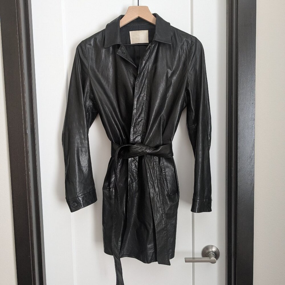 Vintage Anteprima geniune leather coat